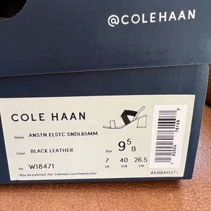 Cole Haan leather sandals.